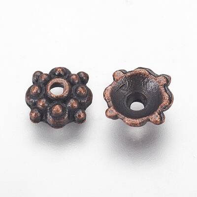 Tibetan Style Alloy Caps
