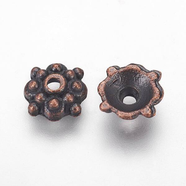 Tibetan Style Alloy Caps