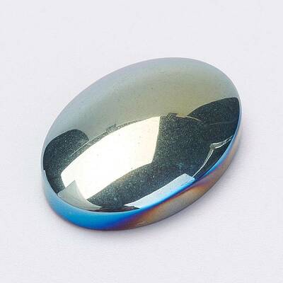Non-Magnetic Synthetic Hematite Cabochons