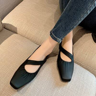 CHIKO Chamique Square Toe Block Heels Mary Jane Shoes