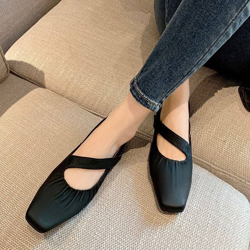 CHIKO Chamique Square Toe Block Heels Mary Jane Shoes