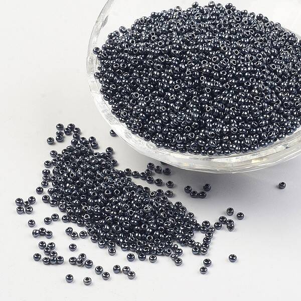 12/0 Grade A Round Glass Seed Beads