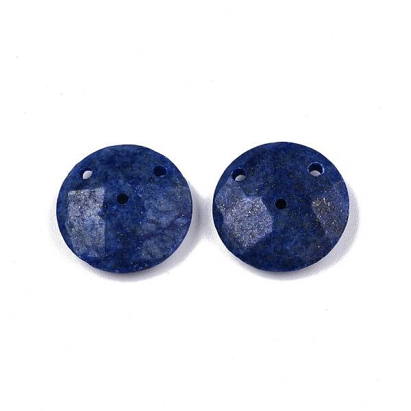 Natural Dyed Lapis Lazuli Connector Charms