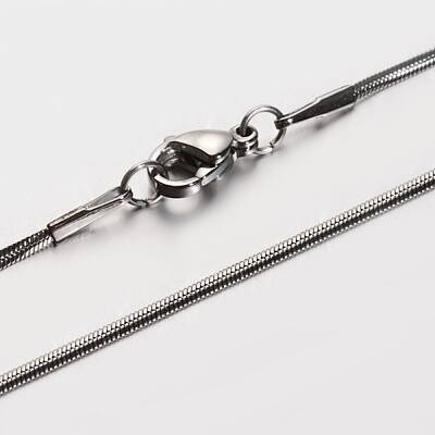Non-Tarnish 304 Stainless Steel Snake Chain Necklaces