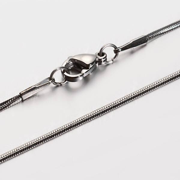 Non-Tarnish 304 Stainless Steel Snake Chain Necklaces