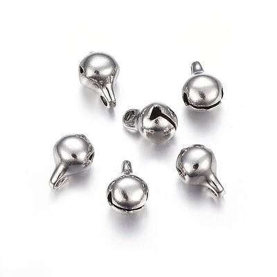 Tarnish Resistant 304 Stainless Steel Bell Charms