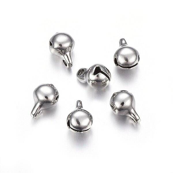 Tarnish Resistant 304 Stainless Steel Bell Charms