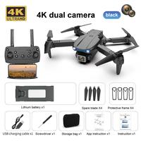 E99 drone(black) mini folding camera | FPV real-time image transmission | gesture control | 360° flip | HD camera | Easily c...