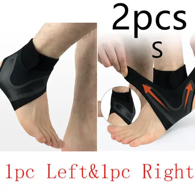 Ankle Support Brace Safety Running Basketball Sports Ankle Sleeves | Size: SET S | quantity: 2pcs | Model: Suit