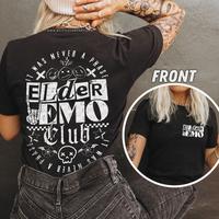 Elder Emo Club Unisex Tshirt XS-5XL It Was Never a Phase Shirt Emo Gift Emo is Not Dead Emo Clothing Scene Shirt Alternative...