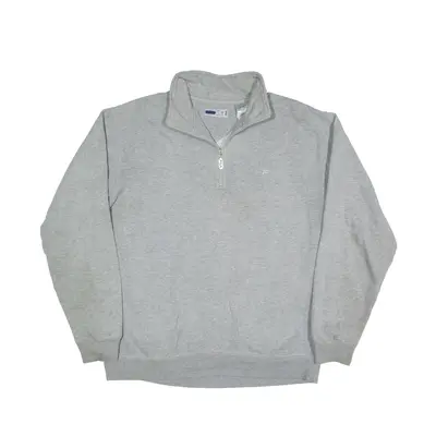 FILA Sweatshirt Grey 1/4 Zip Mens L