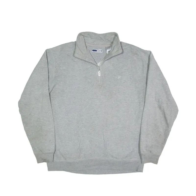 FILA Sweatshirt Grey 1/4 Zip Mens L