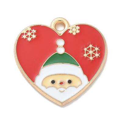 Christmas Alloy Enamel Pendants