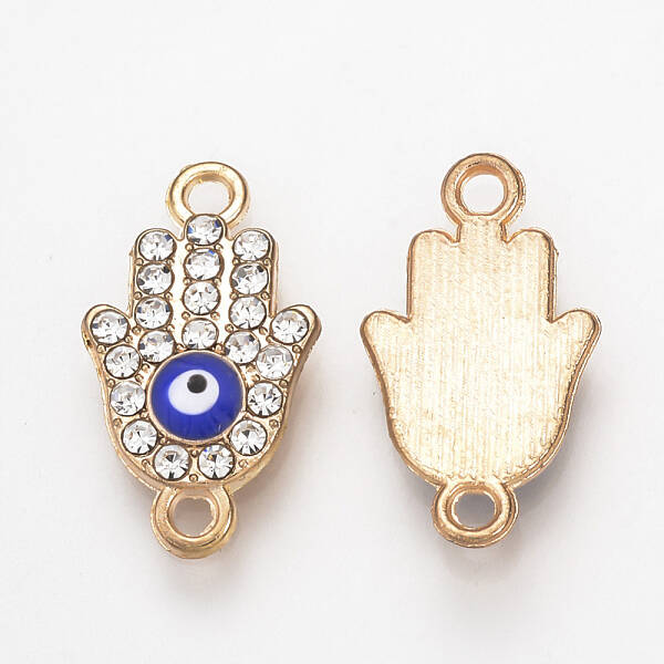 Alloy Rhinestone Links connectors