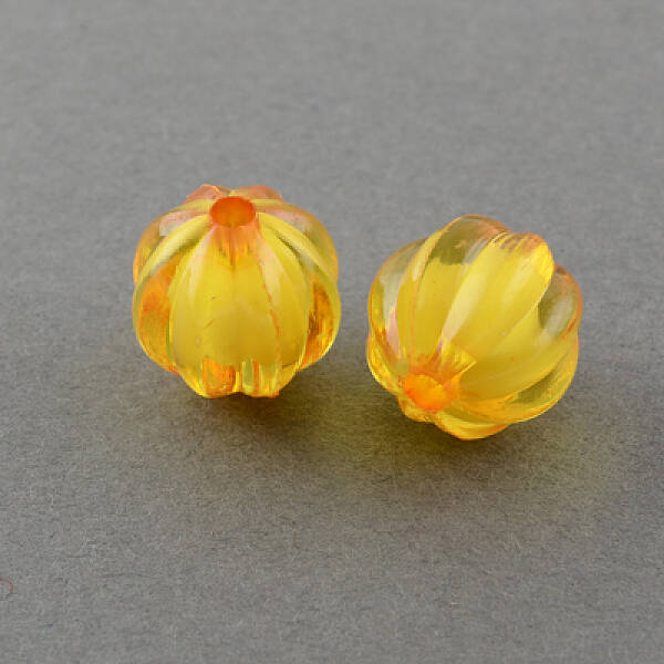 Autumn Theme Transparent Acrylic Beads