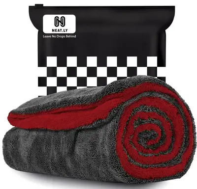 Largest Size 36''x28'' Car Drying Towel,1400GSM Ultra-Absorbent Microfiber Drying Towel for Automotive Detailing Vehicle Wash...