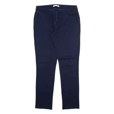 LACOSTE Womens Trousers Blue Slim Skinny W30 L27