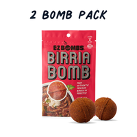 EZ BOMBS Birria Bombs 2 Bomb Pack - Seasoning Spice Bomb Flavor for Authentic Mexican Dishes - Traditional