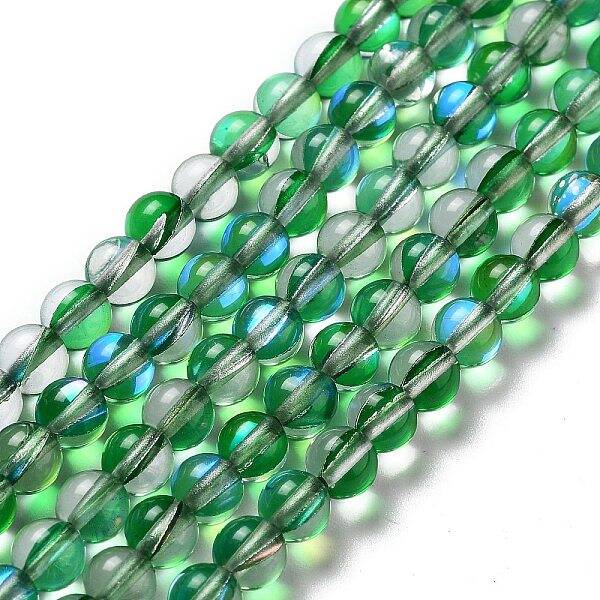 Synthetic Moonstone Beads Strands