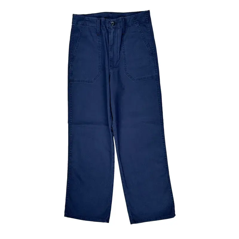 Levis Trousers - 28W 26L Navy Cotton Blend