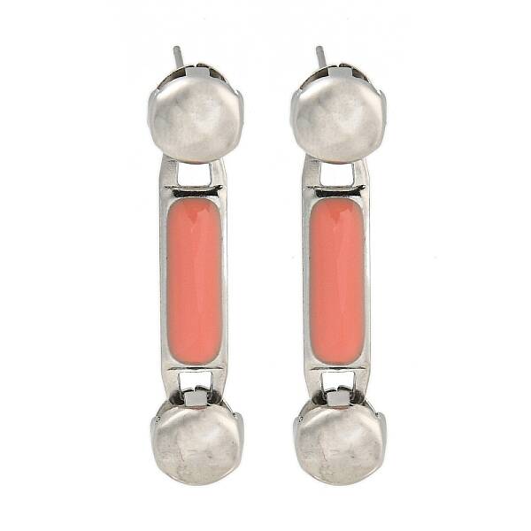 304 Stainless Steel Enamel Stud Earrings