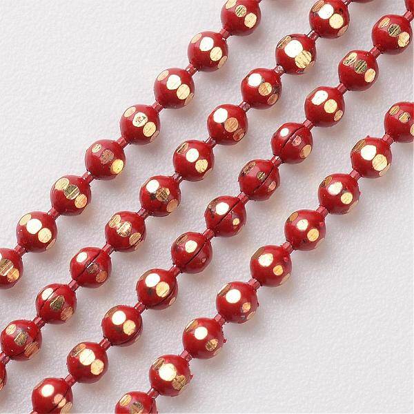 Brass Faceted Ball Chains