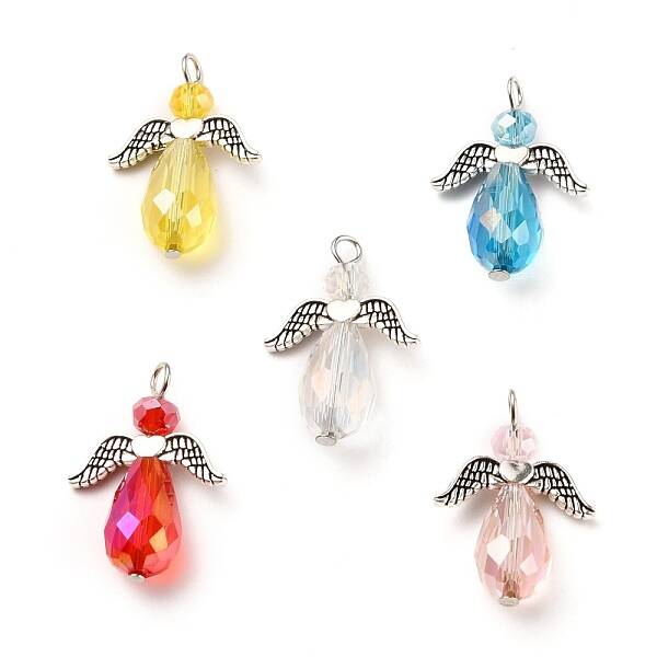 Electroplate Glass Pendants