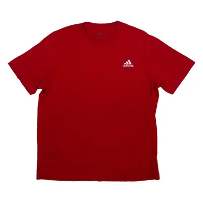 ADIDAS Mens T-Shirt Red XL