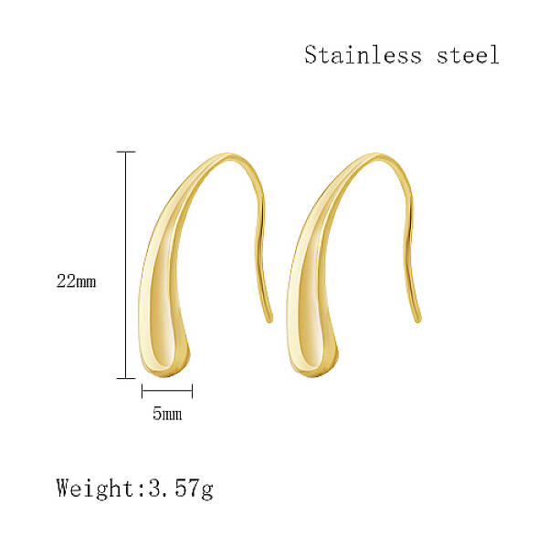 304 Stainless Steel Dangle Earrings