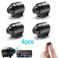4pcs Wireless Security Camera X5, Night Vision 5GHz WiFi Smart Camera, HD 360 °   Rotation, Ideal for Home and Office Survei...