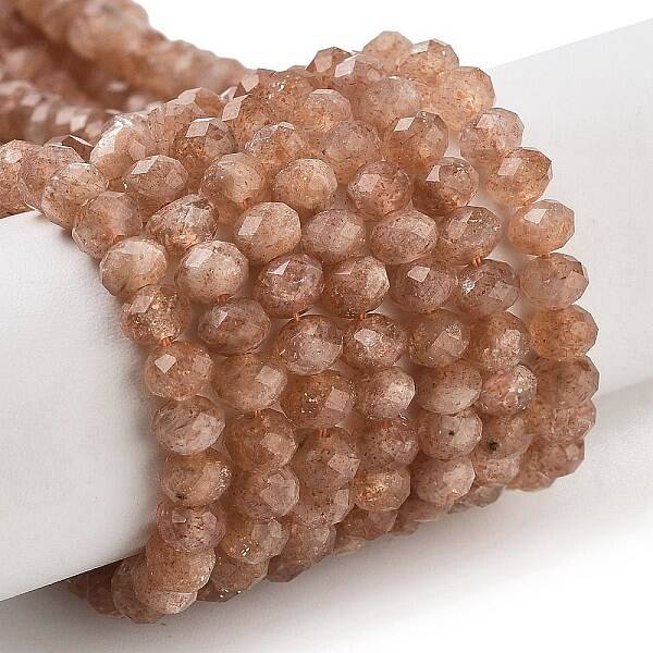 Natural Gold Sunstone Beads Strands