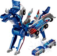 A transforming car toy. When two cars collide, they transform. It's really an amazing toy!