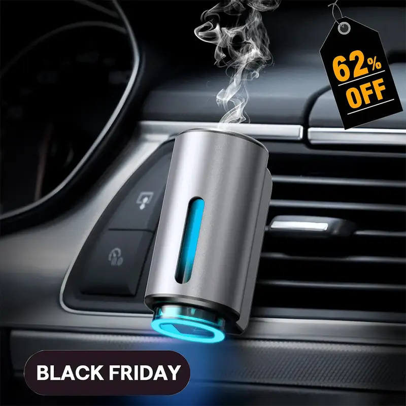 【Black Friday】Fulog Car Air Fresheners - 3*10ML Natural  Lasts 45 Days, Portable Waterless Car Diffuser Air Freshener Car...