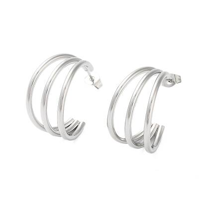 Tarnish Resistant 202 Stainless Steel Stud Earrings
