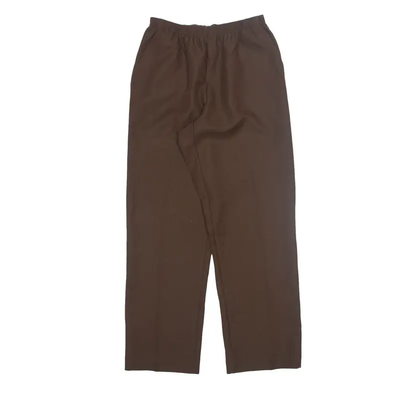 ALFRED DUNNER Trousers Brown Relaxed Straight Womens W28 L30