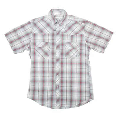 WRANGLER Mens Shirt Grey Check S