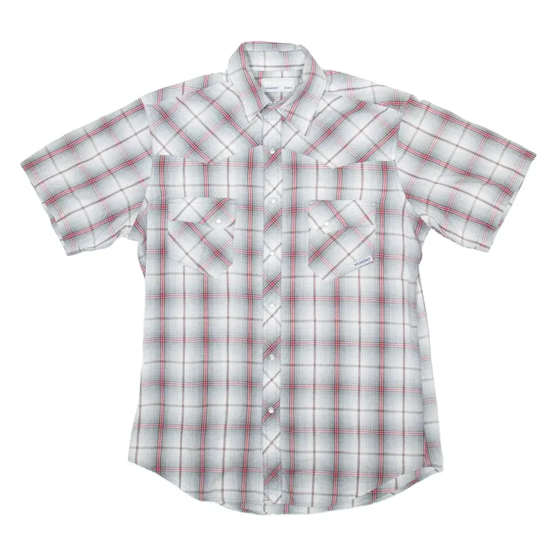 WRANGLER Mens Shirt Grey Check S