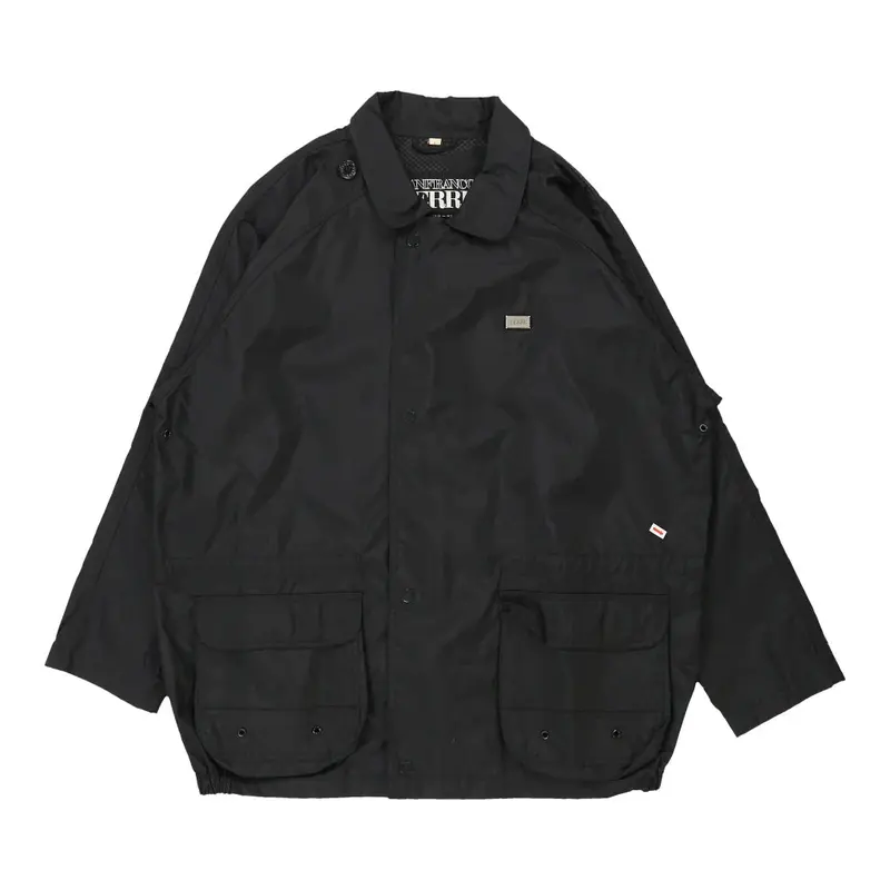 Ferre Jacket - Large Black Cotton Blend