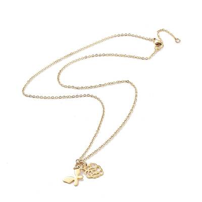 Ion Plating(IP) Grape Pendant Necklaces