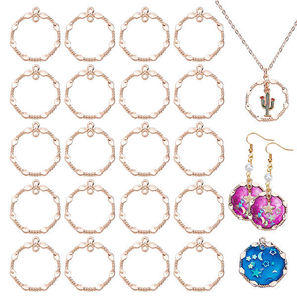 30Pcs Alloy Connector Charms