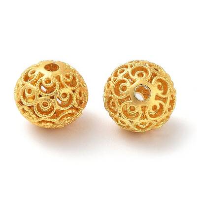 Alloy Hollow Beads