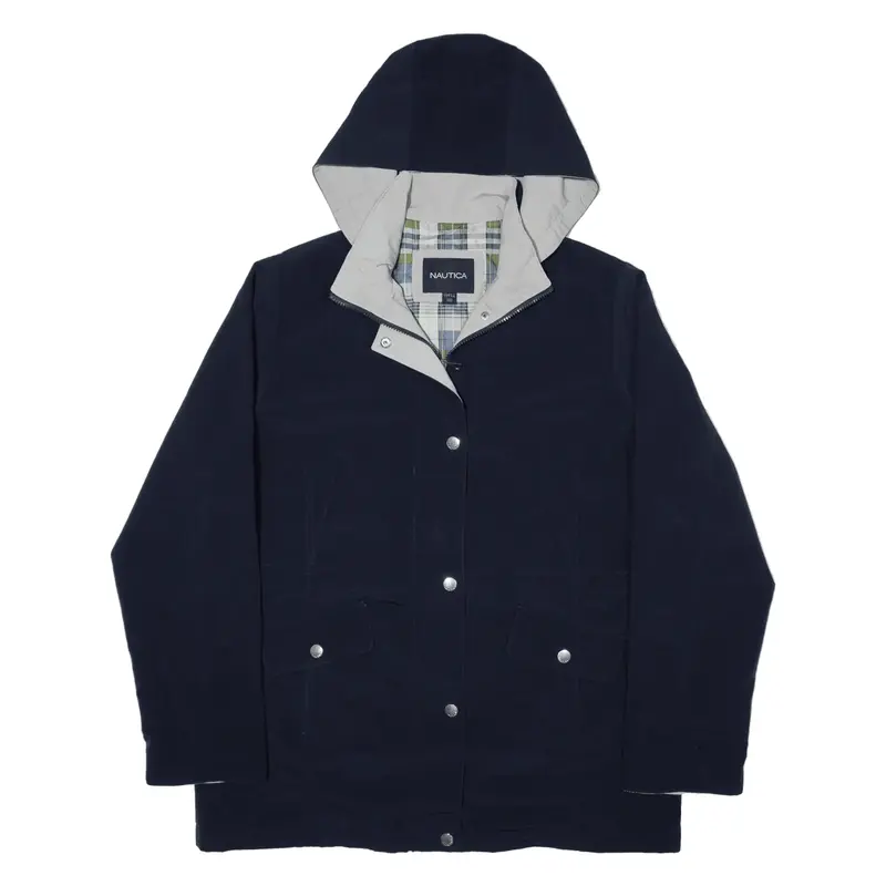 NAUTICA Rain Jacket Blue Womens L