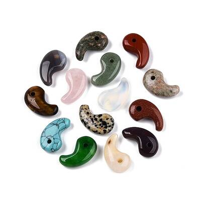 Natural & Synthetic Mixed Stone Pendants