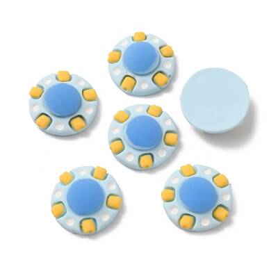 Space Theme Opaque Resin Cabochons