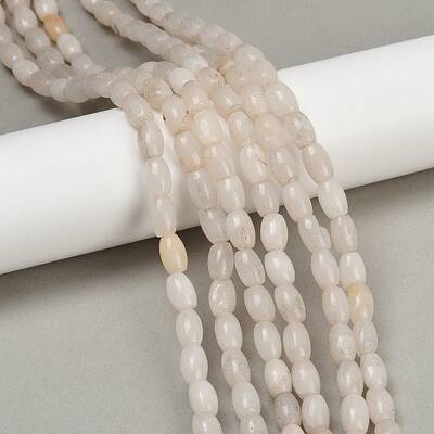 Natural White Jade Beads Strands