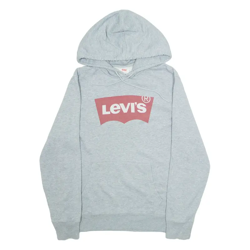 LEVI'S Mens Grey Hoodie S