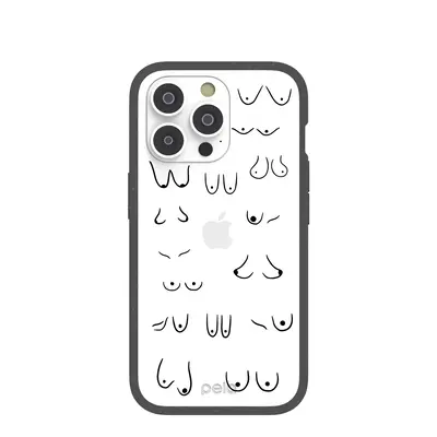 Clear Sister iPhone 14 Pro Case With Black Ridge