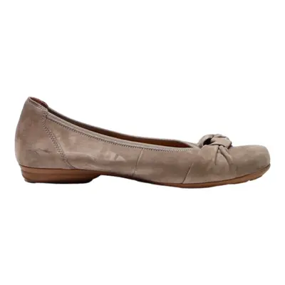 GABOR Ballet Shoes Grey Leather Womens UK 6