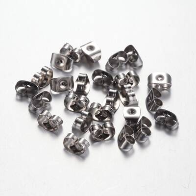Non-Tarnish 304 Stainless Steel Ear Nuts