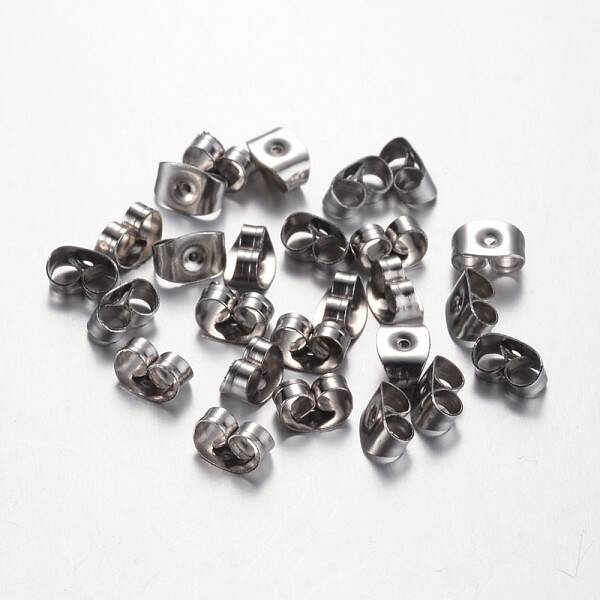 Non-Tarnish 304 Stainless Steel Ear Nuts